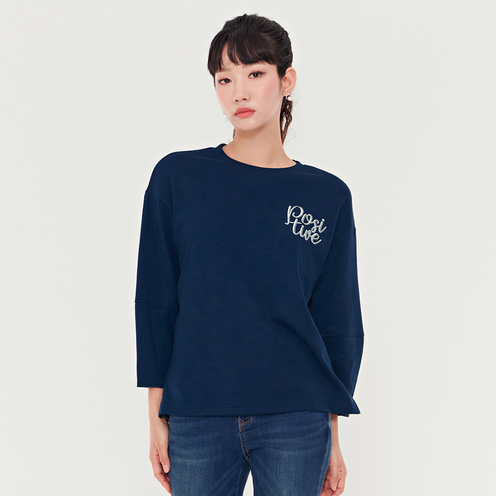 여성 소매 변형 9부 티셔츠BERG5151B0G